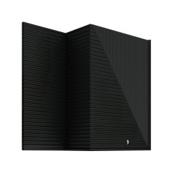 Заглушка для плинтуса Decaro правая Черный EC D005.2R