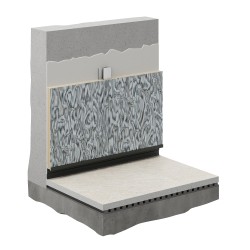 Профиль алюминиевый теневой соединительный Decaro D1182 Black anodizer Черный 3000×22,8×8,5