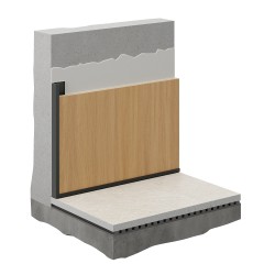 Профиль алюминиевый теневой торцевой Decaro D1183 Black anodizer Черный 3000×19,2×8,5