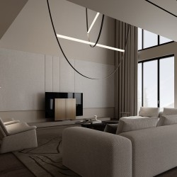 Профиль алюминиевый теневой разделительный Decaro D00X.A Copper Медный 3000×10×10