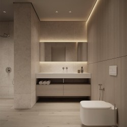 Профиль алюминиевый теневой разделительный Decaro D00X.A Copper Медный 3000×10×10