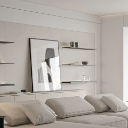 Профиль алюминиевый теневой разделительный Decaro D00X.A Copper Медный 3000×10×10