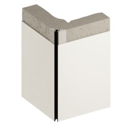 Профиль алюминиевый теневой разделительный Decaro D009A Brass Латунный 3000×5×10