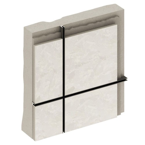 Профиль алюминиевый теневой разделительный Decaro D009A Brass Латунный 3000×5×10