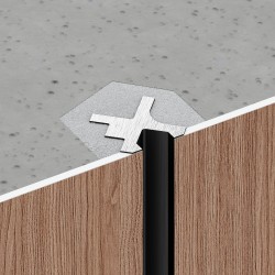 Профиль алюминиевый теневой разделительный Decaro D00X.A Copper Медный 3000×10×10