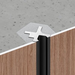 Профиль алюминиевый теневой разделительный Decaro D00X.A Copper Медный 3000×10×10