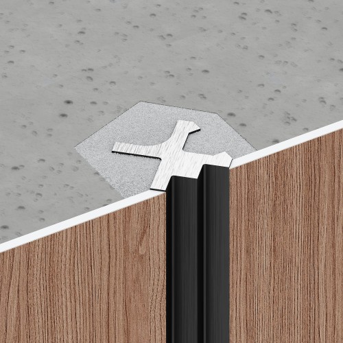 Профиль алюминиевый теневой разделительный Decaro D00X.A Bronze Бронза 3000×10×10