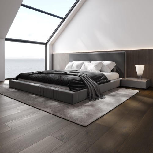 Кварцвиниловый SPC ламинат Fargo Bevel Дуб Каштановый 50-2123-03 1220×182×6