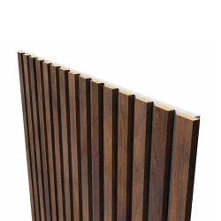 МДФ стеновая панель акустическая Cosca Decor Сканди Дуб Барон Темный серый войлок 2750×600×19