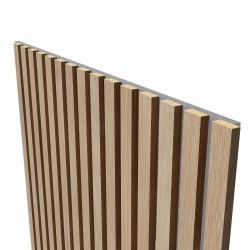 МДФ стеновая панель акустическая Cosca Decor Сканди Ясень Тирамису серый войлок 2750×600×19