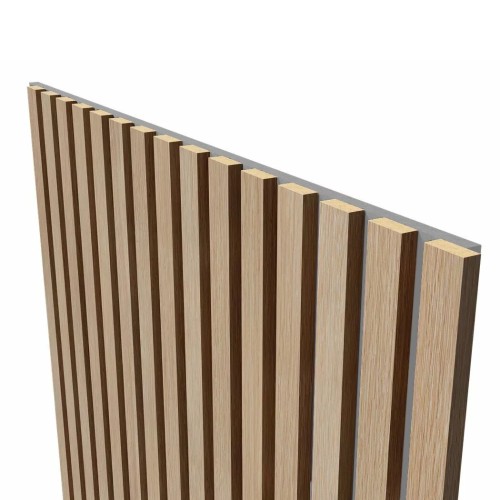 МДФ стеновая панель акустическая Cosca Decor Сканди Ясень Тирамису серый войлок 2750×600×19