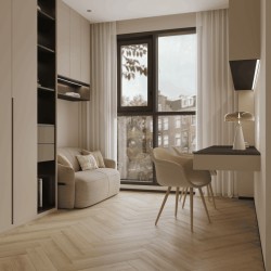 Кварцвиниловый SPC ламинат Norland Parquet Quick Light 1066-3 венгерская елка 600×125×4