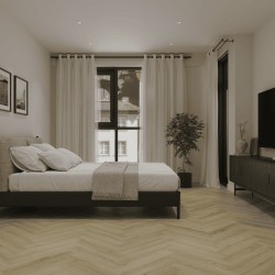 Кварцвиниловый SPC ламинат Norland Parquet Instant Light 1066-4 венгерская елка 600×125×4