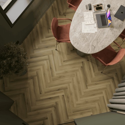 Кварцвиниловый SPC ламинат Norland Parquet Start Style 1066-7 венгерская елка 600×125×4