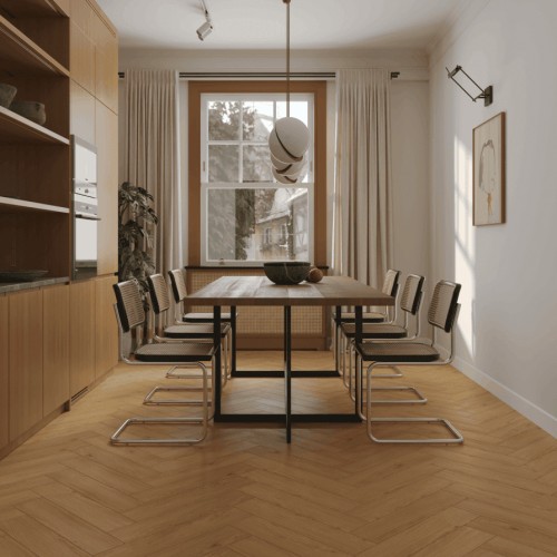 Кварцвиниловый SPC ламинат Norland Parquet Simple Seal 1066-8 венгерская елка 600×125×4