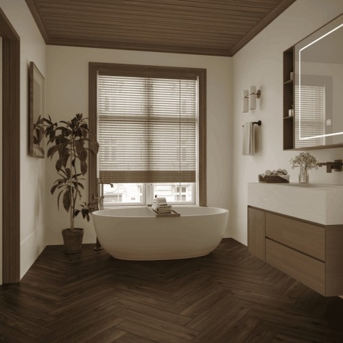 Кварцвиниловый SPC ламинат Norland Parquet Swift Style 1066-9 венгерская елка 600×125×4