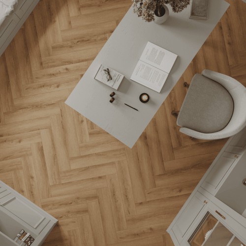 Кварцвиниловый SPC ламинат Norland Parquet S Onega 1055-3 венгерская елка 600×125×4