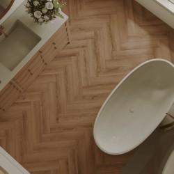 Кварцвиниловый SPC ламинат Norland Parquet S Lama 1055-4 венгерская елка 600×125×4