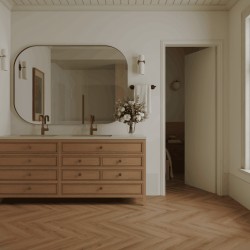 Кварцвиниловый SPC ламинат Norland Parquet S Lama 1055-4 венгерская елка 600×125×4
