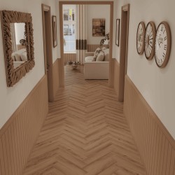 Кварцвиниловый SPC ламинат Norland Parquet S Senezh 1055-5 венгерская елка 600×125×4