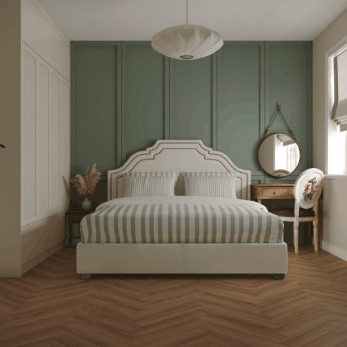 Кварцвиниловый SPC ламинат Norland Parquet S Ladoga 1055-6 венгерская елка 600×125×4
