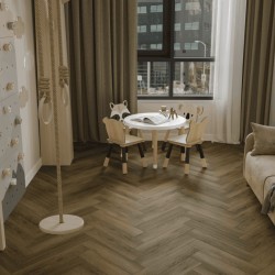 Кварцвиниловый SPC ламинат Norland Parquet S Polar 1055-11 венгерская елка 600×125×4