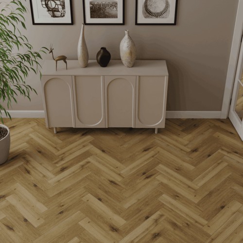 Кварцвиниловый SPC ламинат Norland Parquet S Opal 1055-12 венгерская елка 600×125×4