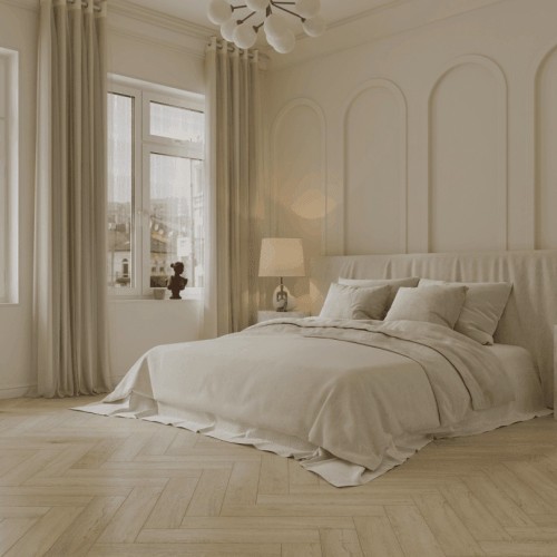 Кварцвиниловый SPC ламинат Norland Parquet S Buton 1055-17 венгерская елка 600×125×4