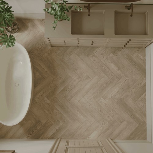 Кварцвиниловый SPC ламинат Norland Parquet S Torro 1055-18 венгерская елка 600×125×4