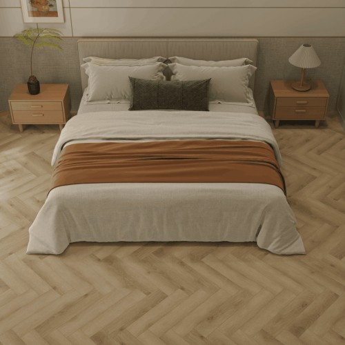 Кварцвиниловый SPC ламинат Norland Parquet S Glou 1055-20 венгерская елка 600×125×4