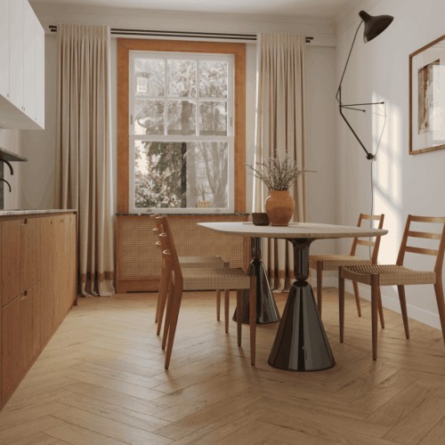 Кварцвиниловый SPC ламинат Norland Parquet S Valena 1055-22 венгерская елка 600×125×4
