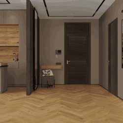 Ламинат Norland Herringbone Elegant 10 Дуб Хайнан LF306-09 венгерская елка 600×100×10