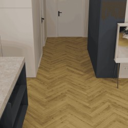 Ламинат Norland Herringbone Elegant 10 Дуб Фанэн LF306-17 венгерская елка 600×100×10