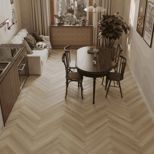 Ламинат Norland Herringbone Elegant 10 Дуб Иония LF306-33 венгерская елка 600×100×10