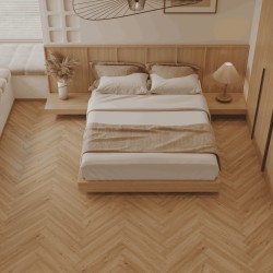 Ламинат Norland Herringbone Elegant Strong Дуб Альба LF304-31 венгерская елка 600×100×12