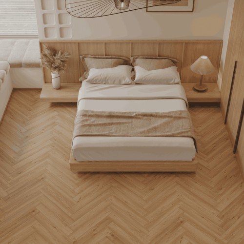 Ламинат Norland Herringbone Elegant Strong Дуб Альба LF304-31 венгерская елка 600×100×12