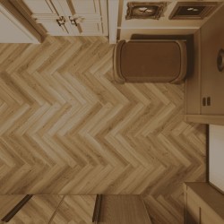 Ламинат Norland Herringbone Elegant Дуб Рива LF303-35 венгерская елка 600×100×8