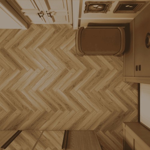 Ламинат Norland Herringbone Elegant Дуб Рива LF303-35 венгерская елка 600×100×8