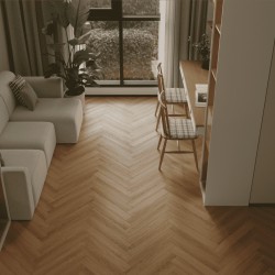 Ламинат Norland Herringbone Elegant Дуб Наксос LF303-36 венгерская елка 600×100×8