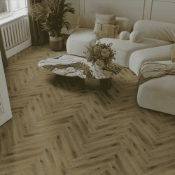 Ламинат Norland Herringbone Elegant Strong Дуб Элла LF304-41 венгерская елка 600×100×12