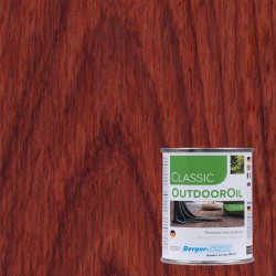 Масло для дерева Berger-Seidle Classic OutdoorOil Color цвет Carmine / Karminrot полуматовое 0,125 л