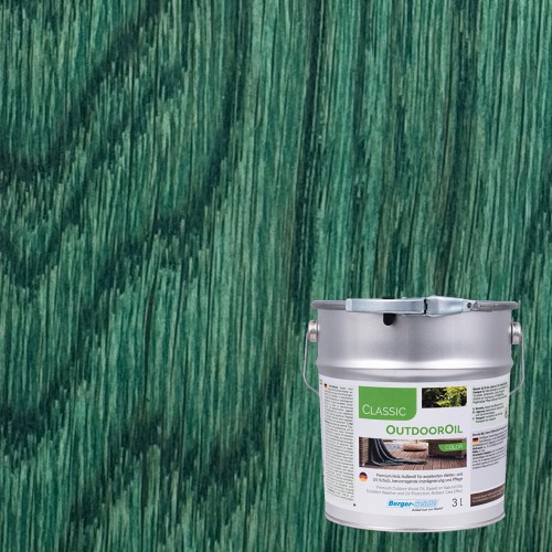 Масло для дерева Berger-Seidle Classic OutdoorOil Color цвет Green / Grun полуматовое 3 л