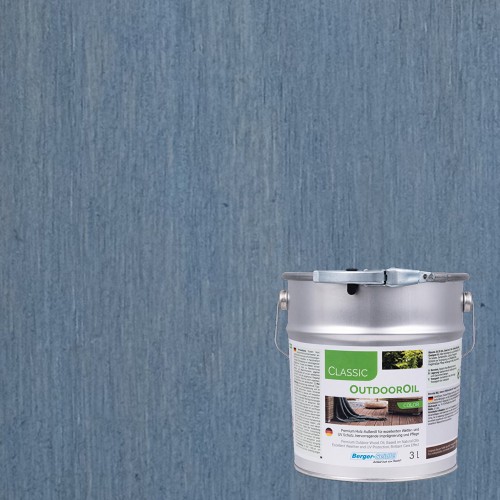 Масло для дерева Berger-Seidle Classic OutdoorOil Color цвет Dove Blue / Taubenblau полуматовое 3 л
