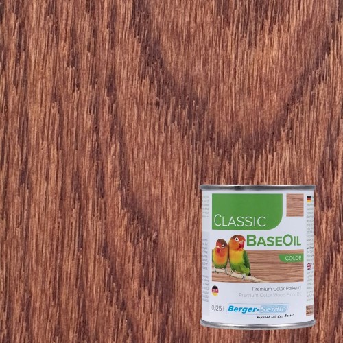 Масло для пола Berger-Seidle Classic BaseOil Color цвет Bastard Teak / Padouk полуматовое 0,125 л