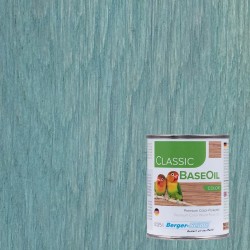 Масло для пола Berger-Seidle Classic BaseOil Color цвет Pastel Turquoise / Pastellturkis полуматовое 0,125 л