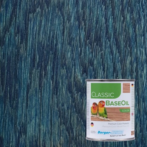 Масло для пола Berger-Seidle Classic BaseOil Color цвет Blue / Blau полуматовое 0,125 л
