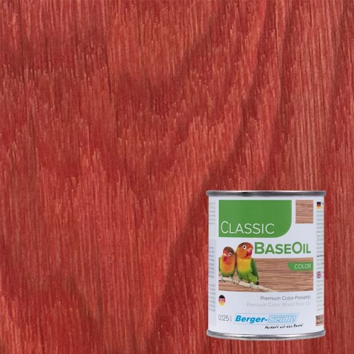 Масло для пола Berger-Seidle Classic BaseOil Color цвет Red / Rot полуматовое 0,125 л
