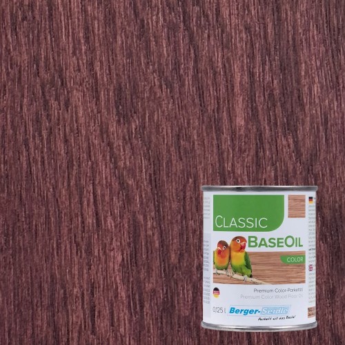 Масло для пола Berger-Seidle Classic BaseOil Color цвет Burgundy / Weinrot полуматовое 0,125 л