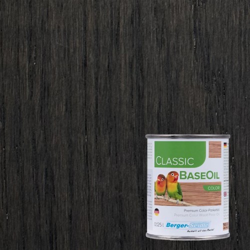 Масло для пола Berger-Seidle Classic BaseOil Color цвет Deep Black / Extraschwarz полуматовое 0,125 л