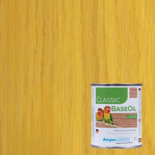 Масло для пола Berger-Seidle Classic BaseOil Color цвет Lemon / Zitronengelb полуматовое 1 л